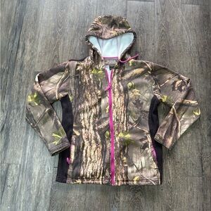 Camouflage Jacket with Pink Accents